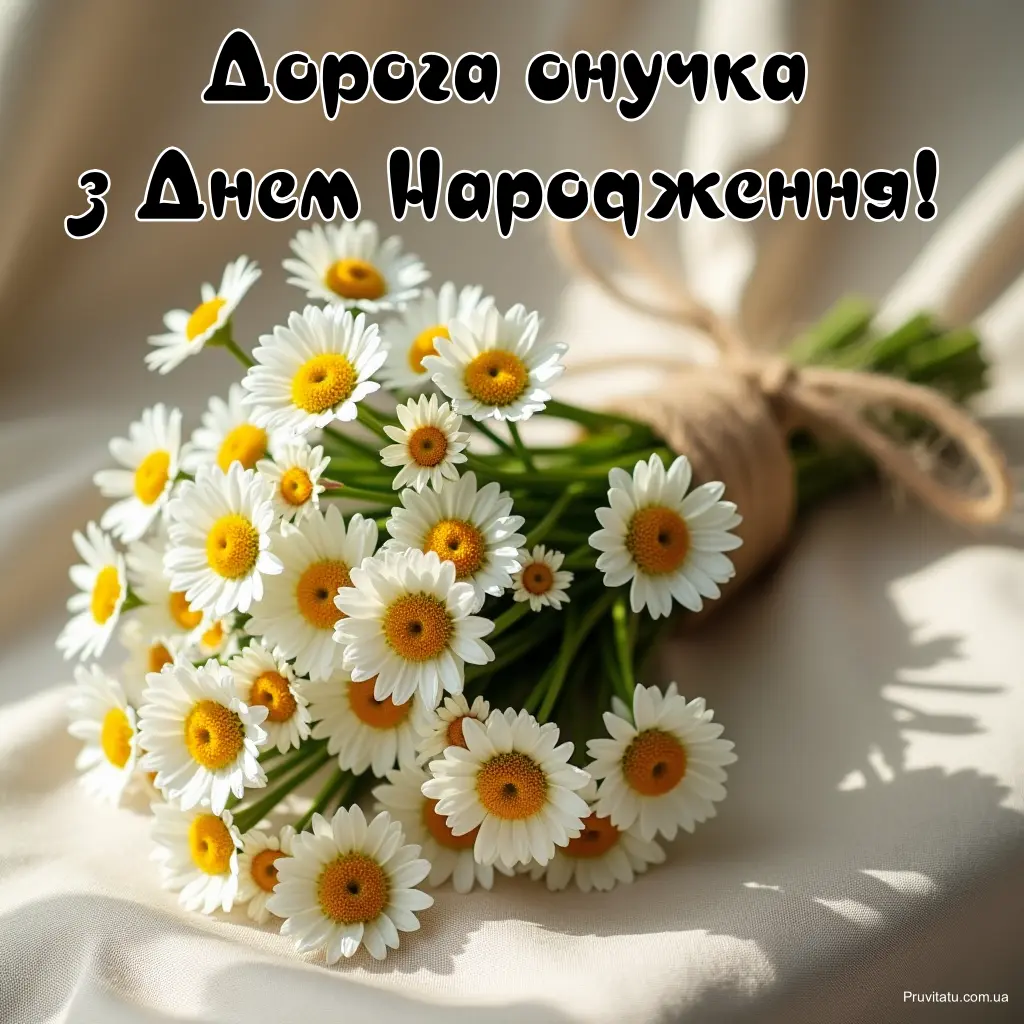 Дорога онучка з днем народження
