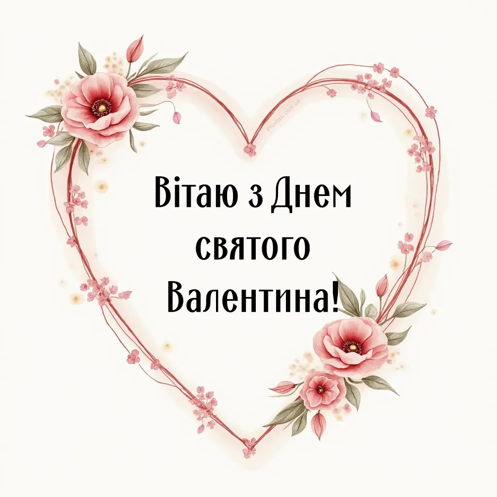 Вітаю з днем святого Валентина