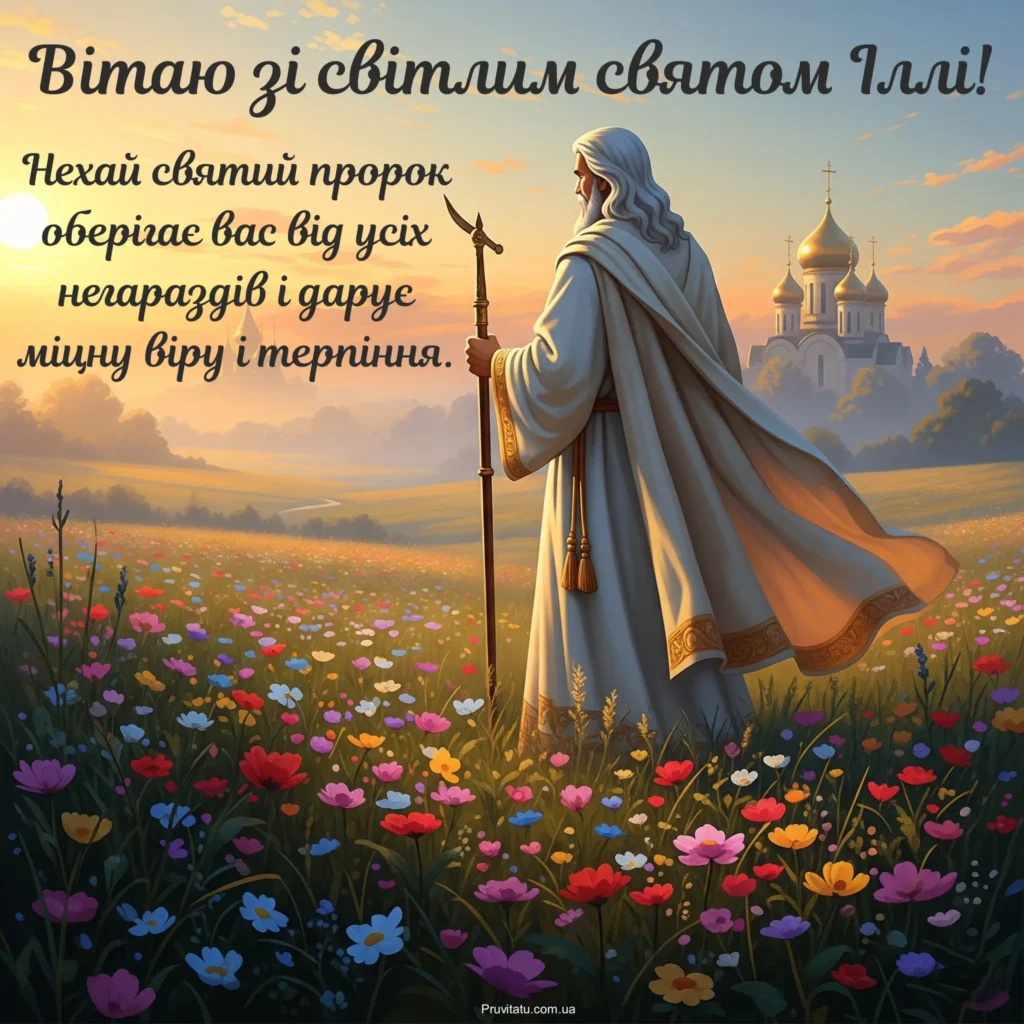 Листівки зі святом Іллі пророка
